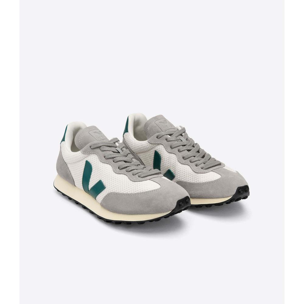 Veja RIO BRANCO HEXAMESH Men's Running Shoes Silver/White | CA 169MQZ